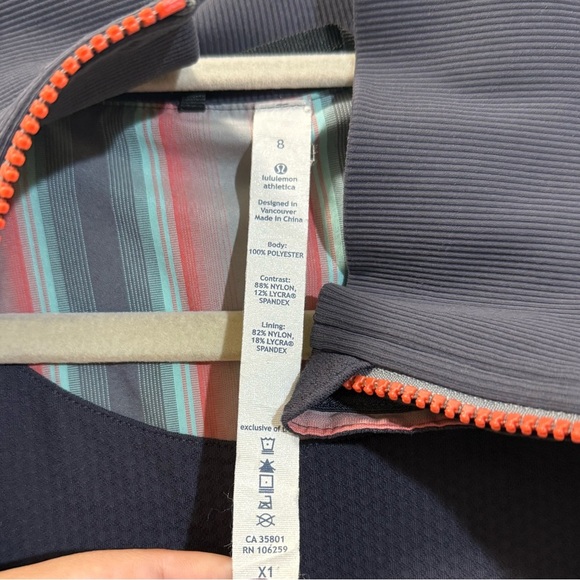 RARE Lululemon Run Reflection Track & Field Jacket Alarming Ombre Coal - Picture 5 of 6